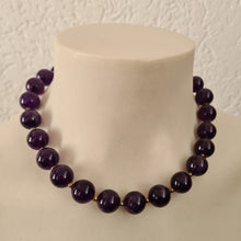 Lade das Bild in den Galerie-Viewer, Edelstein Kette Amethyst