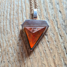 Lade das Bild in den Galerie-Viewer, Silber Kette mit Bernstein